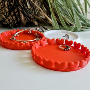 Heart Trinket Trays | Jewellery Holders | Ring Dish | Customised text option
