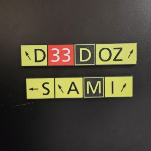 Taxiway Sign Magnet - Customisable - Aviation and Airport signs - Perfect gift for Aviation enthusiasts